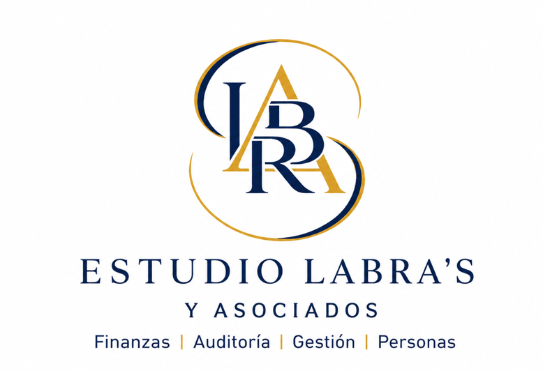 Logo oficial de Estudio Labra’s y Asociados. Finanzas, Auditoría, Gestión, Personas
